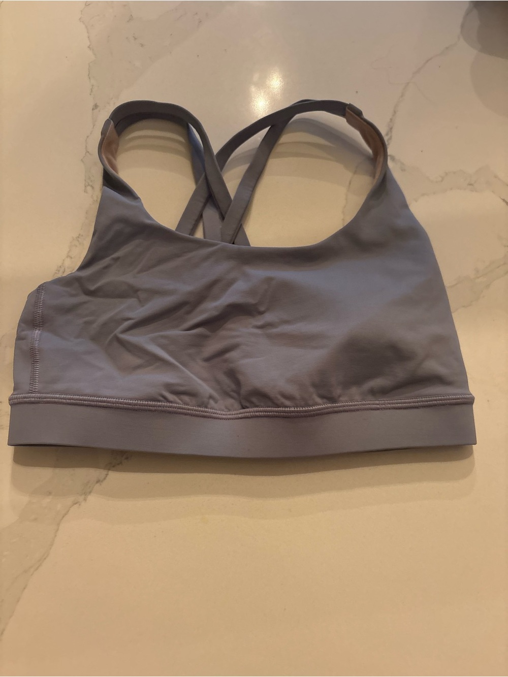 lululemon athletica Crossback Sports Bra in Dusty Lavender